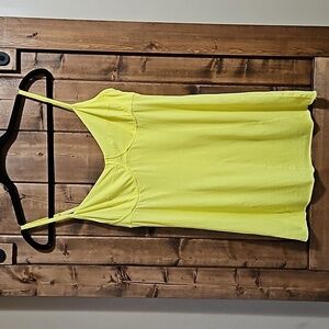 Aritzia Wilfred Yellow Bustier Tank Top Size L